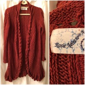 Anthropologie Rosie Neira Circle-Knit Cardigan